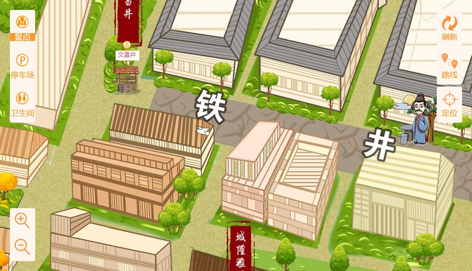 石碌镇智慧景区：手绘地图与语音导览的完美融合